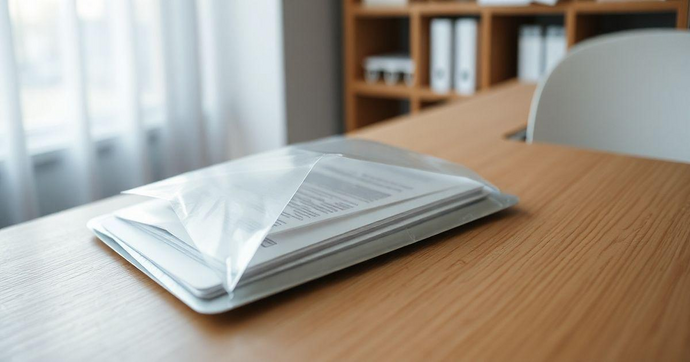Envelope Transparente: Praticidade e Estilo