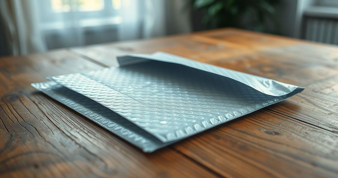 Envelope com plástico bolha interno garante proteção e segurança para seus envios