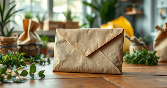 Envelope papel kraft é ideal para embalagens sustentáveis e personalizadas. Descubra suas vantagens e aplicações.