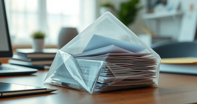Envelope transparente: escolha ideal para proteção e organização