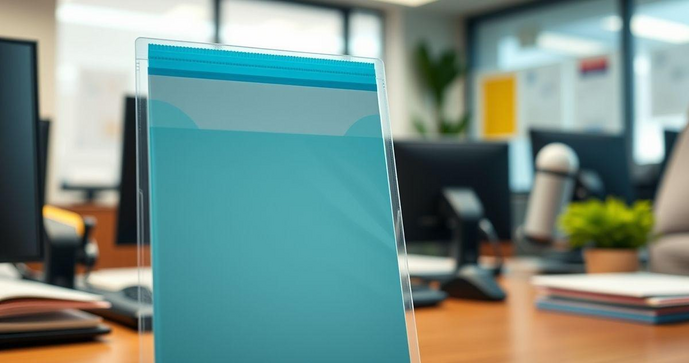 Envelope plástico A3 com qualidade superior para proteção e organização