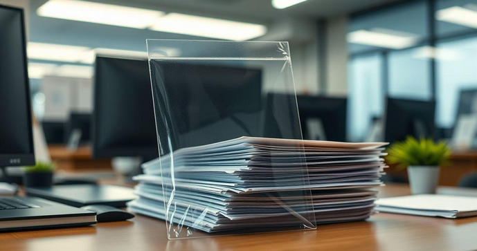 Envelope plástico A4: proteção e organização para seus documentos