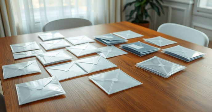 Envelope transparente como escolher e utilizar em diversos contextos